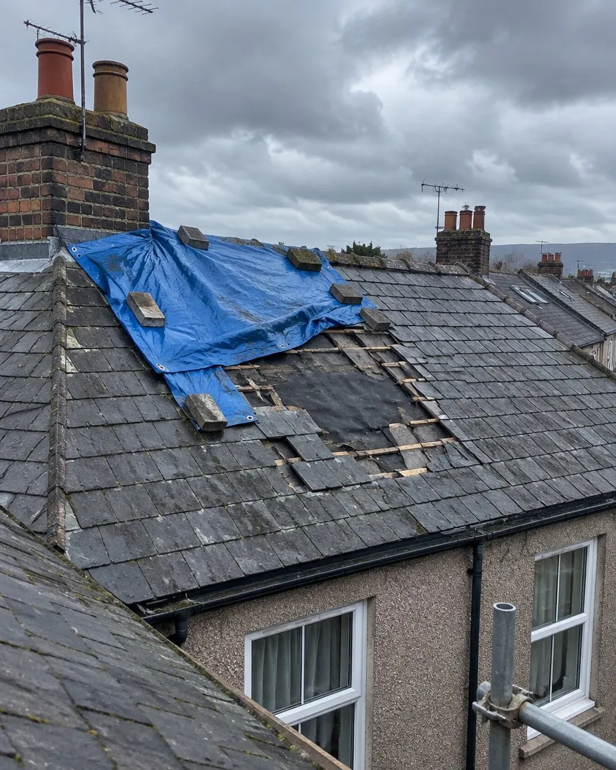 Storm damage and insurance work in Launceston